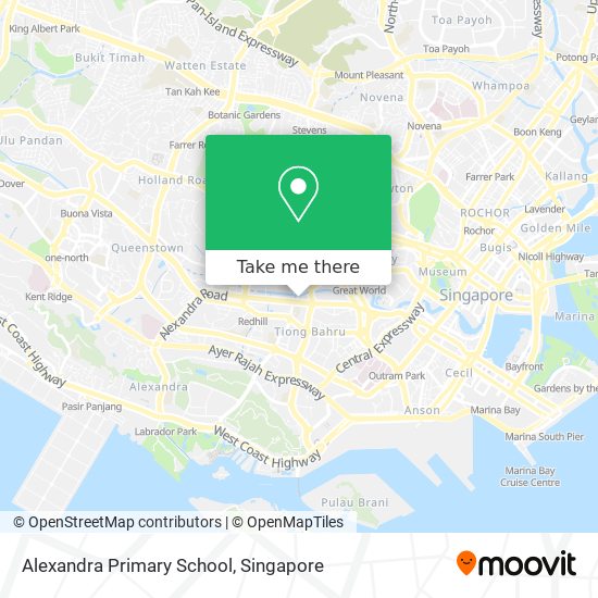 Alexandra Primary School map