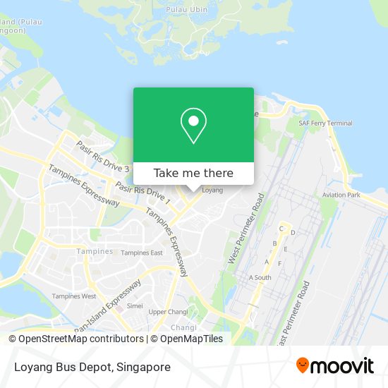 Loyang Bus Depot map