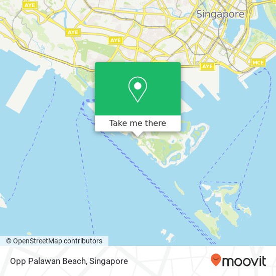 Opp Palawan Beach map