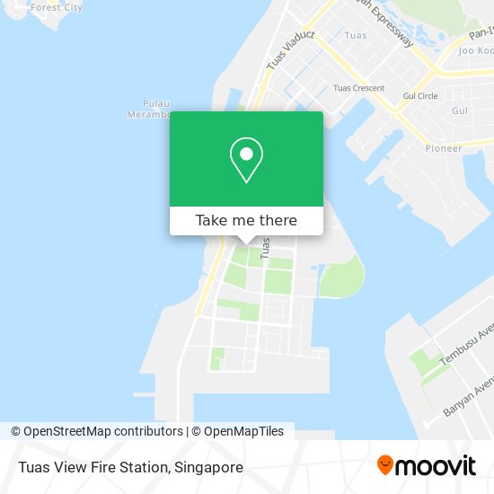 Tuas View Fire Station map