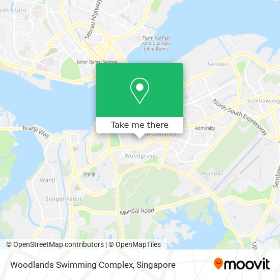 Woodlands Swimming Complex map