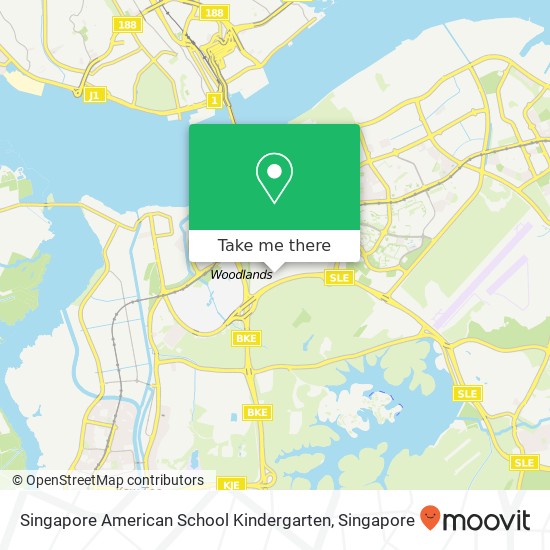 Singapore American School Kindergarten地图