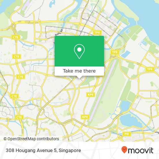 308 Hougang Avenue 5地图