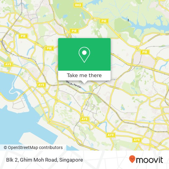 Blk 2, Ghim Moh Road地图
