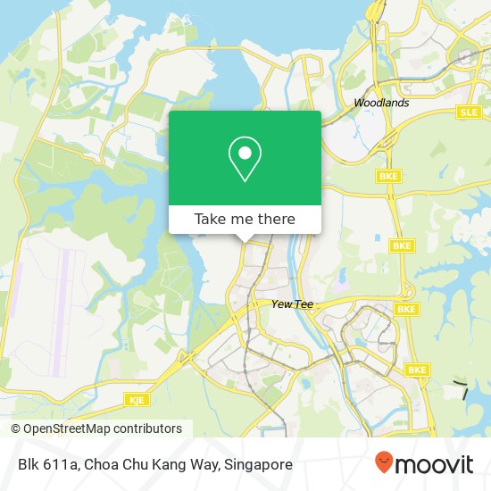 Blk 611a, Choa Chu Kang Way地图