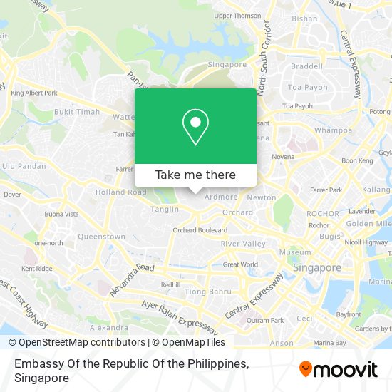 Embassy Of the Republic Of the Philippines map