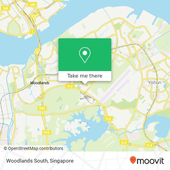 Woodlands South地图