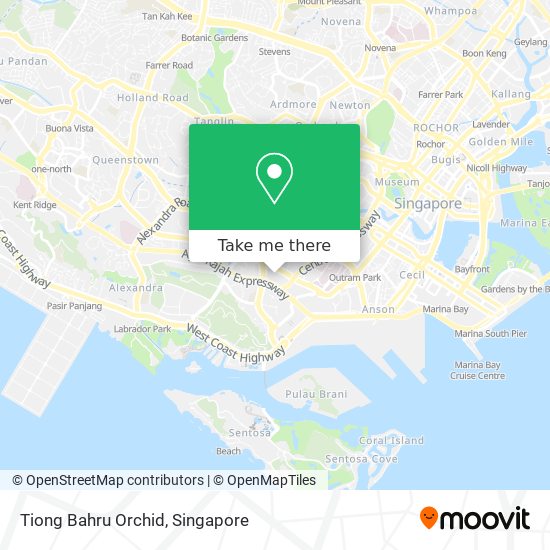 Tiong Bahru Orchid map