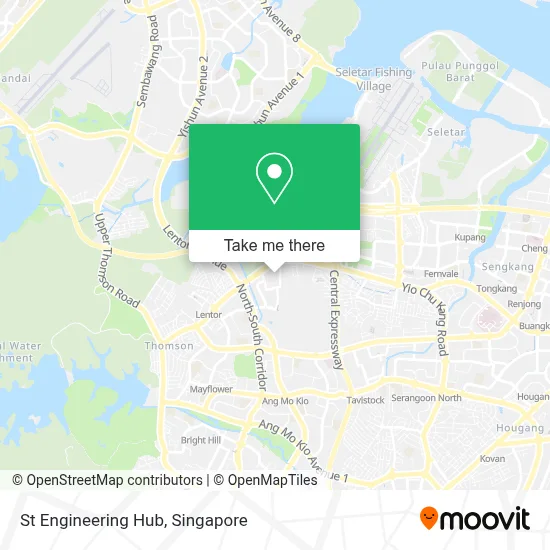 St Engineering Map How to Get to St Engineering Hub in Singapore by Bus or Metro?