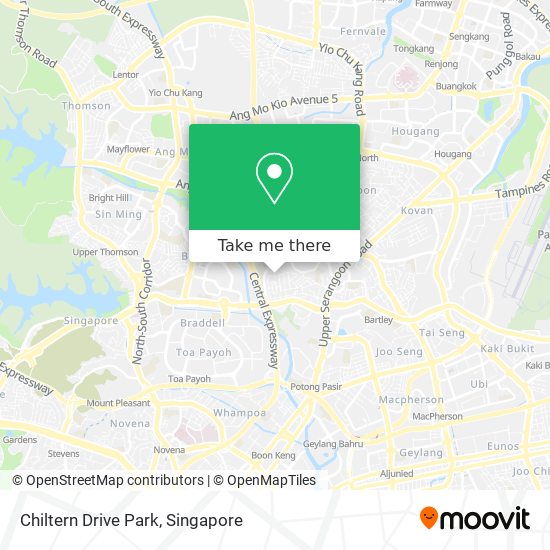 Chiltern Drive Park map