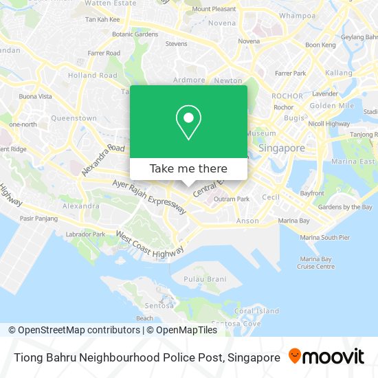Tiong Bahru Neighbourhood Police Post map
