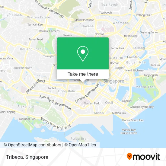 Tribeca map