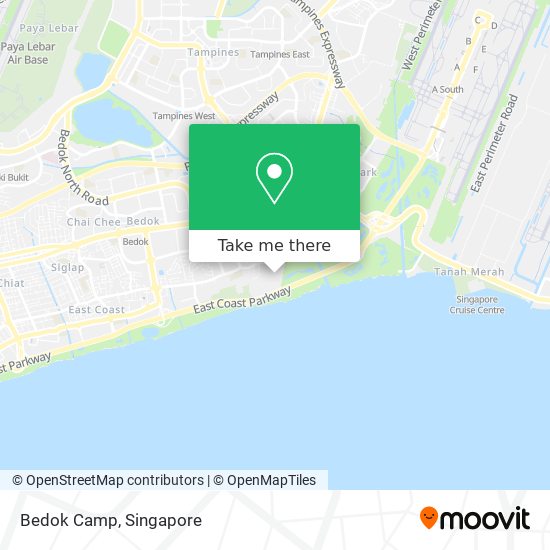 Bedok Camp map