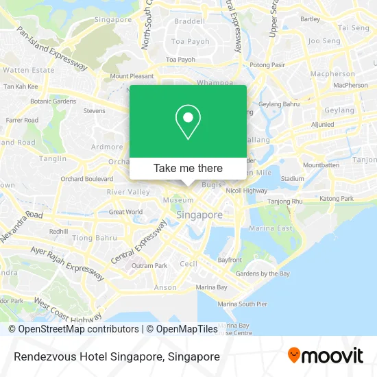 Rendezvous Hotel Singapore地图