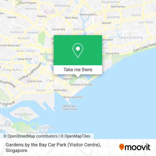 Gardens by the Bay Car Park (Visitor Centre)地图