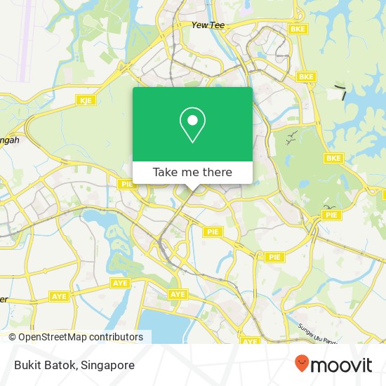 Bukit Batok map