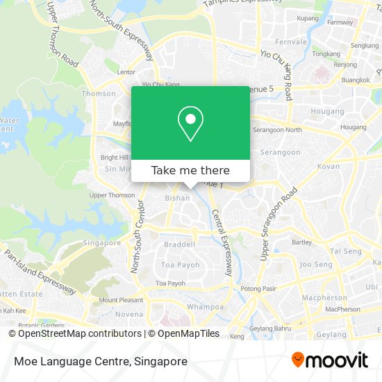 Moe Language Centre map