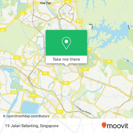 19 Jalan Selanting map