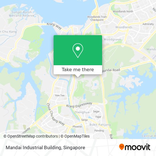 Mandai Industrial Building map