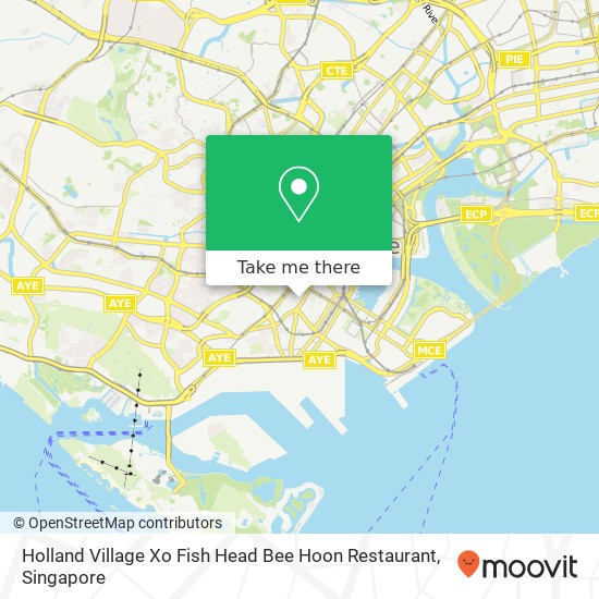 Holland Village Xo Fish Head Bee Hoon Restaurant map