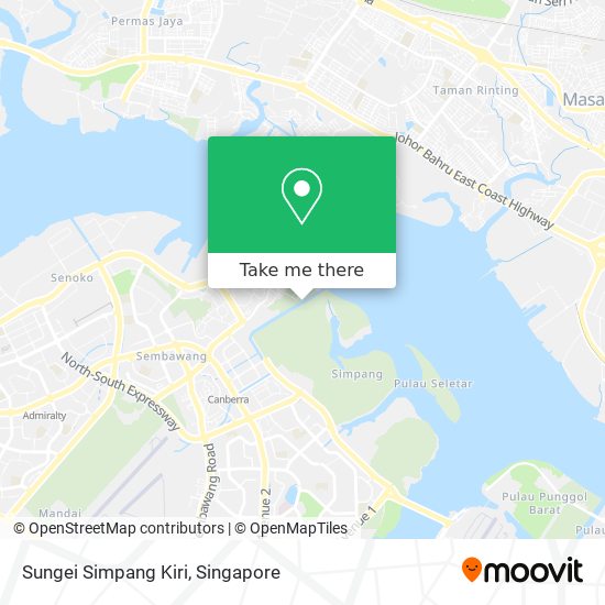 Sungei Simpang Kiri map