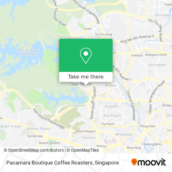 Pacamara Boutique Coffee Roasters map