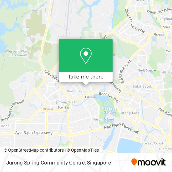 Jurong Spring Community Centre map