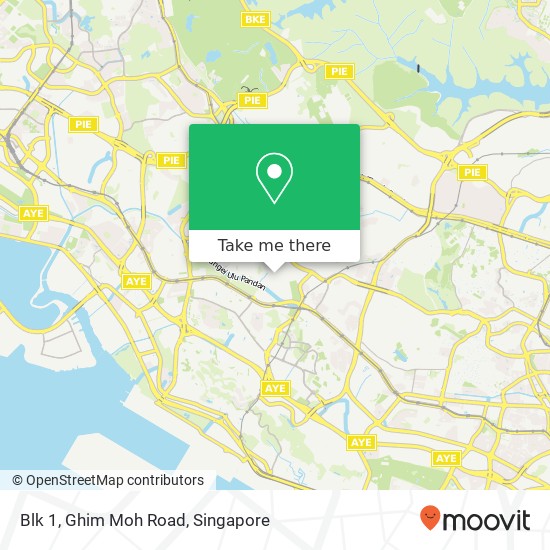 Blk 1, Ghim Moh Road地图