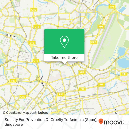 Society For Prevention Of Cruelty To Animals (Spca) map