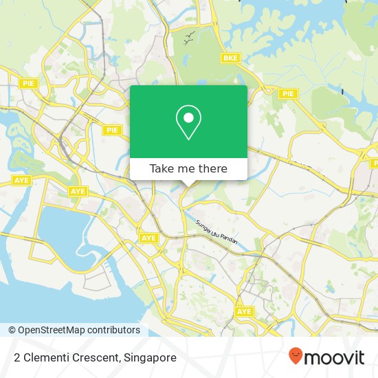 2 Clementi Crescent地图