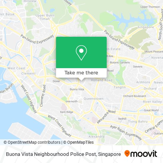 Buona Vista Neighbourhood Police Post map