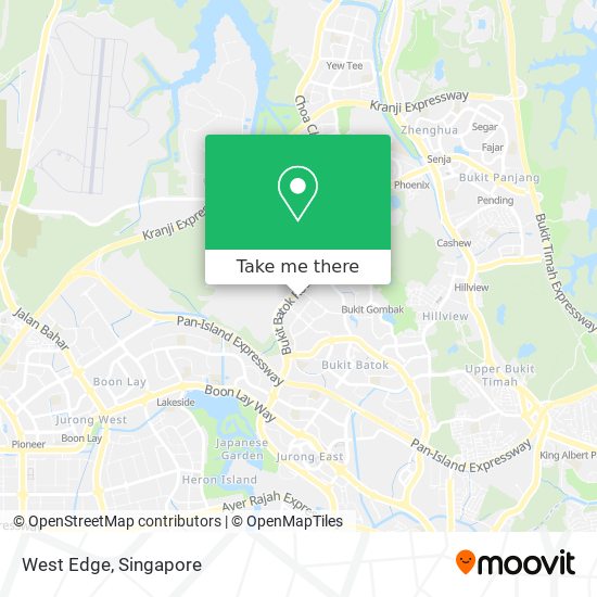 West Edge map