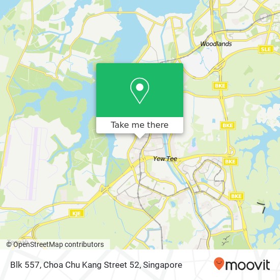 Blk 557, Choa Chu Kang Street 52地图