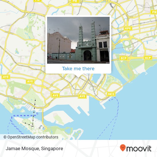 Jamae Mosque map