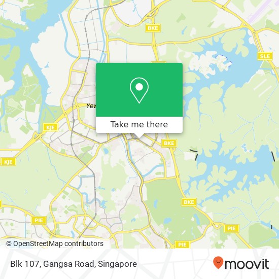 Blk 107, Gangsa Road map