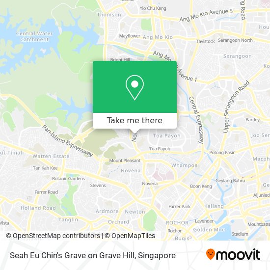 Seah Eu Chin's Grave on Grave Hill map