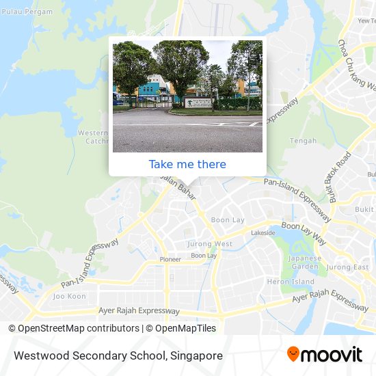 Westwood Secondary School map