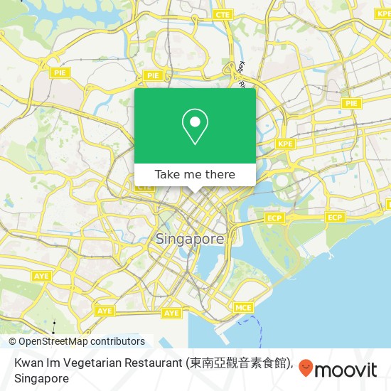Kwan Im Vegetarian Restaurant (東南亞觀音素食館)地图