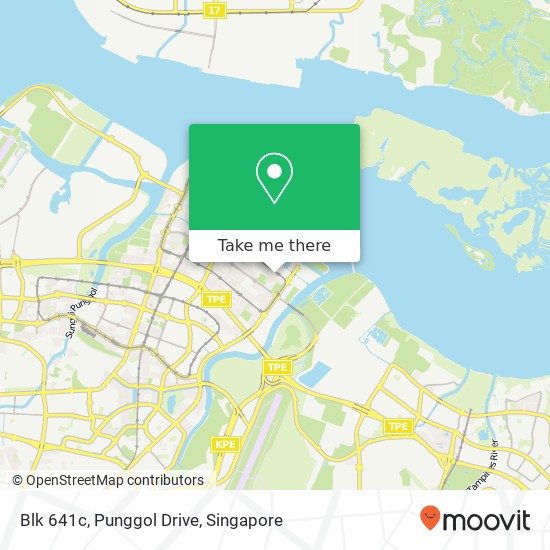 Blk 641c, Punggol Drive map
