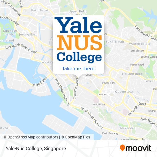 Yale-Nus College map