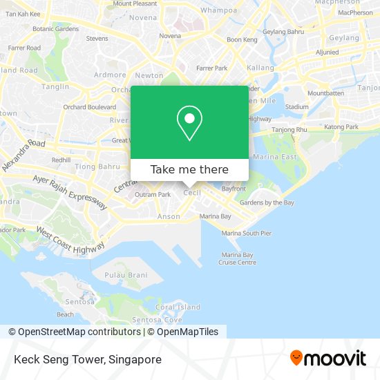 Keck Seng Tower map