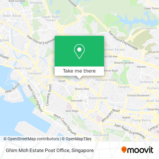 Ghim Moh Estate Post Office地图