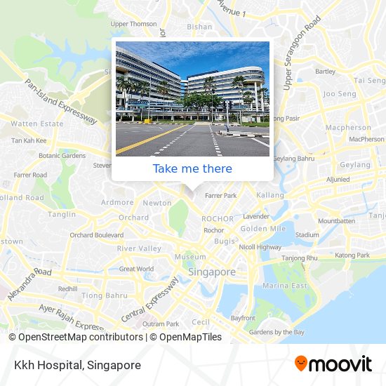 Kkh Hospital map