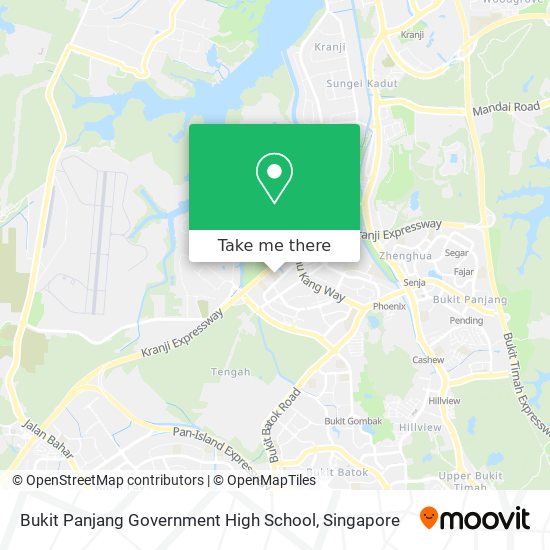 Bukit Panjang Government High School map