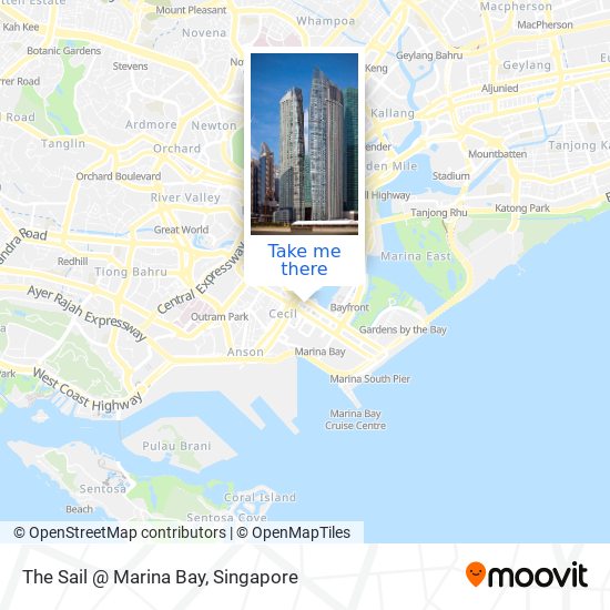 The Sail @ Marina Bay map