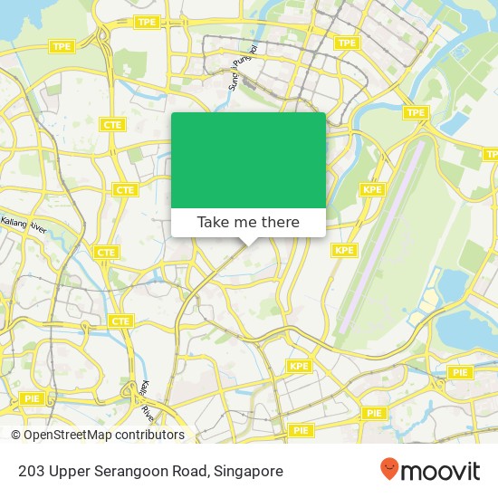 203 Upper Serangoon Road map
