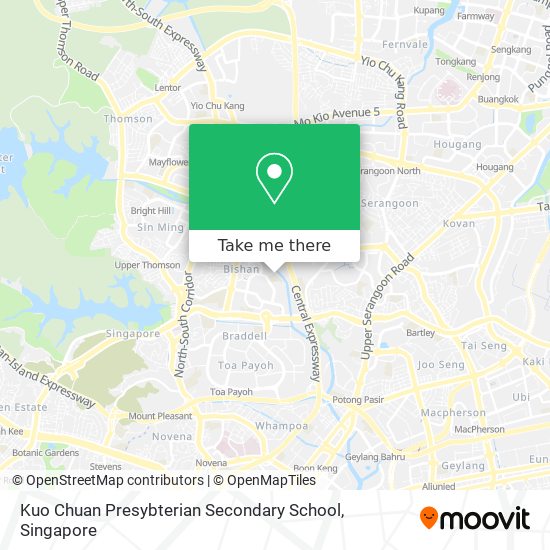 Kuo Chuan Presybterian Secondary School map