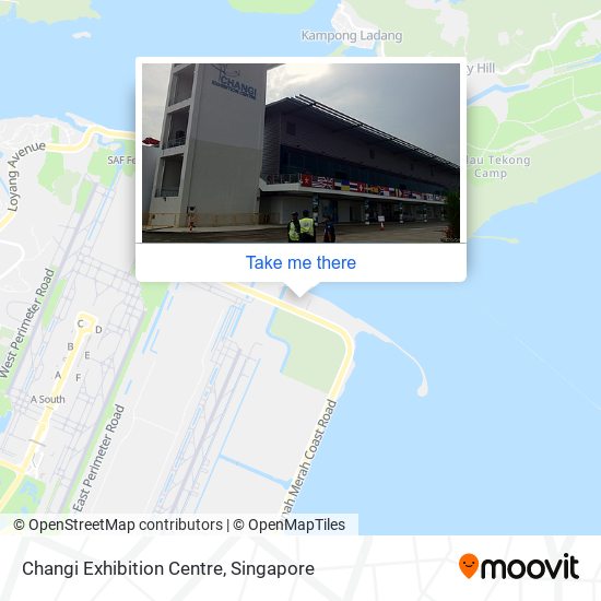 Changi Exhibition Centre map