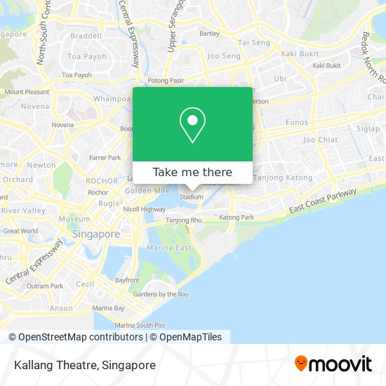 Kallang Theatre map