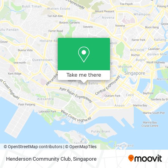 Henderson Community Club map